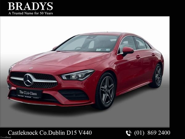 Mercedes-Benz CLA Saloon, Petrol, 2020, Red