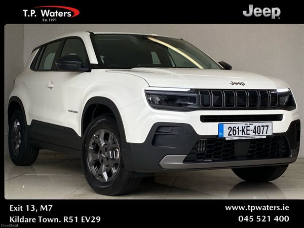Jeep Avenger Hatchback, Petrol Hybrid, 2026, White