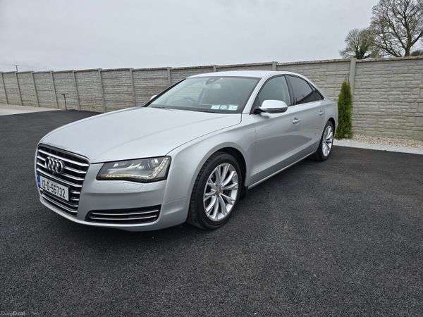 Audi A8 Saloon, Diesel, 2012, Silver