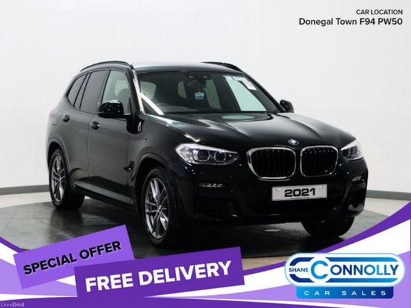 BMW X3 SUV, Petrol Hybrid, 2021, Black