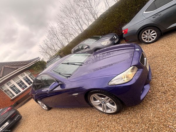 BMW 5-Series Saloon, Diesel, 2013, Blue