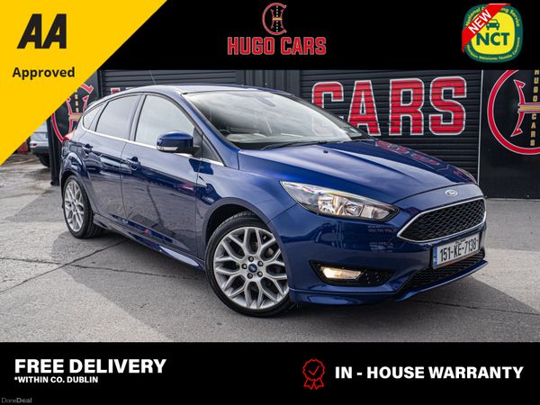 Ford Focus Hatchback, Petrol, 2015, Blue