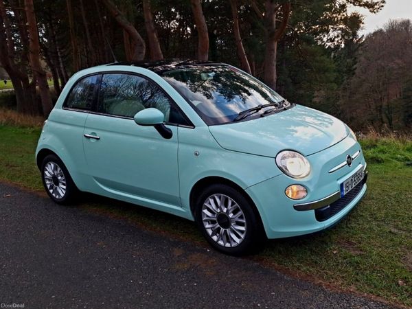 Fiat 500 Hatchback, Petrol, 2015, Green