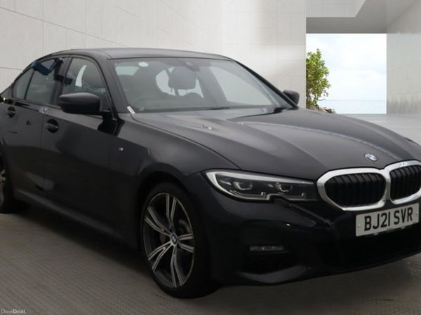 BMW 3-Series Saloon, Petrol Hybrid, 2021, Black