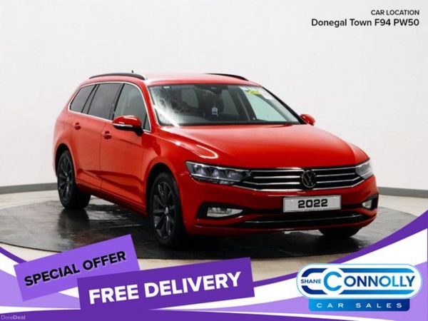 Volkswagen Passat Estate, Petrol, 2022, Red