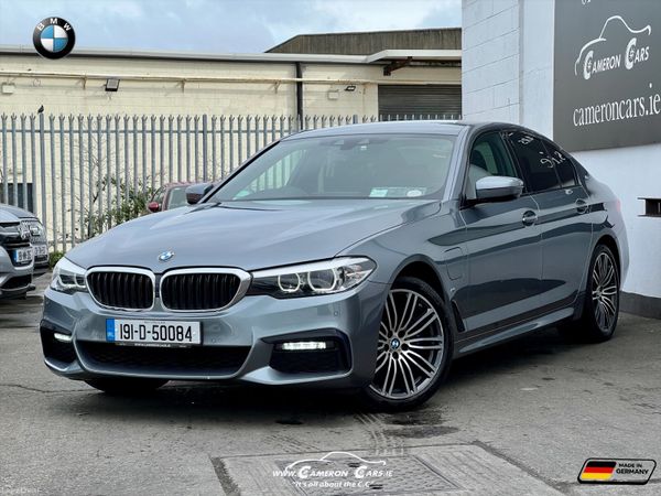 BMW 5-Series Saloon, Petrol Plug-in Hybrid, 2019, Blue