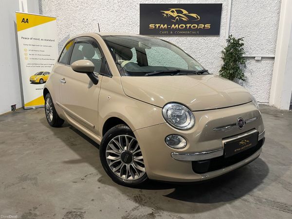Fiat 500 Hatchback, Petrol, 2015, Beige