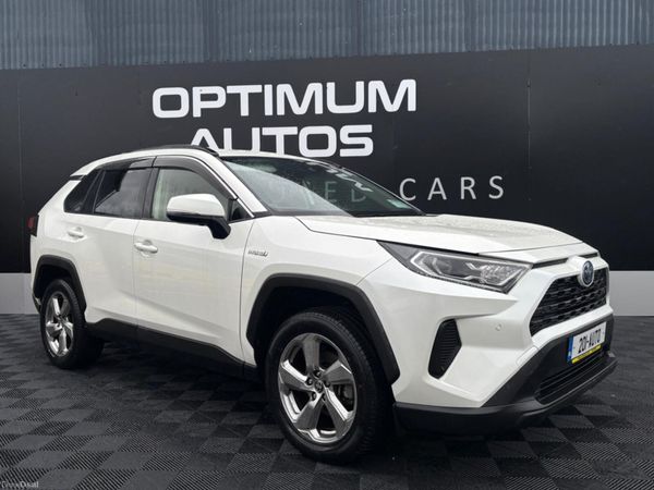 Toyota RAV4 Hatchback, Petrol Hybrid, 2020, White
