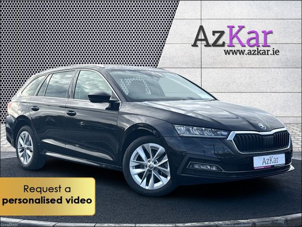 Skoda Octavia Estate, Petrol Plug-in Hybrid, 2023, Black