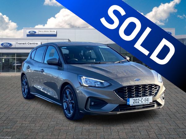 Ford Focus Hatchback, Petrol, 2020, Grey
