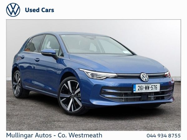 Volkswagen Golf Hatchback, Petrol, 2026, Blue