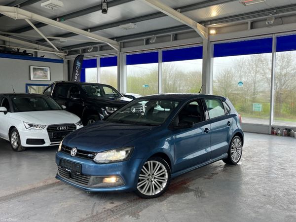 Volkswagen Polo Hatchback, Petrol, 2017, Blue