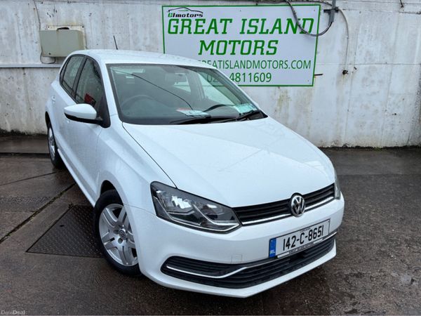 Volkswagen Polo Hatchback, Petrol, 2014, White