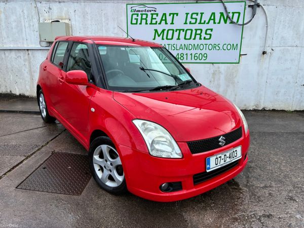 Suzuki Swift Hatchback, Petrol, 2007, Red