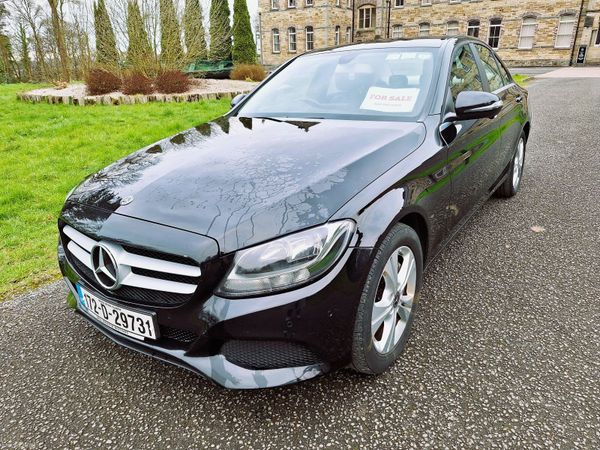 Mercedes-Benz C-Class Saloon, Diesel Hybrid, 2017, Black