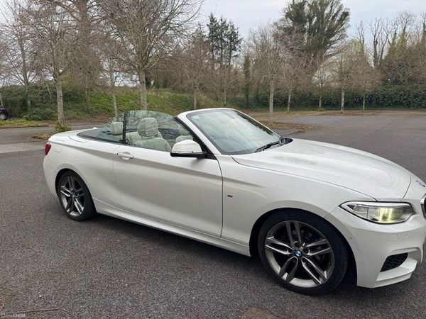 BMW 2-Series Convertible, Petrol, 2017, White