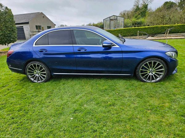 Mercedes-Benz C-Class Saloon, Diesel, 2015, Blue