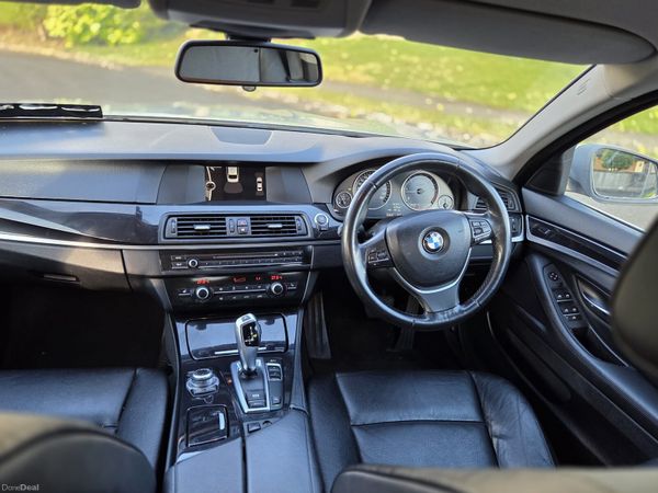 BMW 5-Series Saloon, Diesel, 2013, Silver