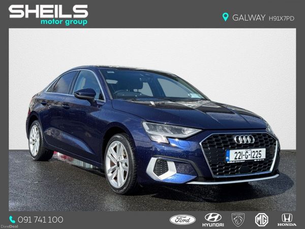 Audi A3 Saloon, Petrol, 2022, Blue