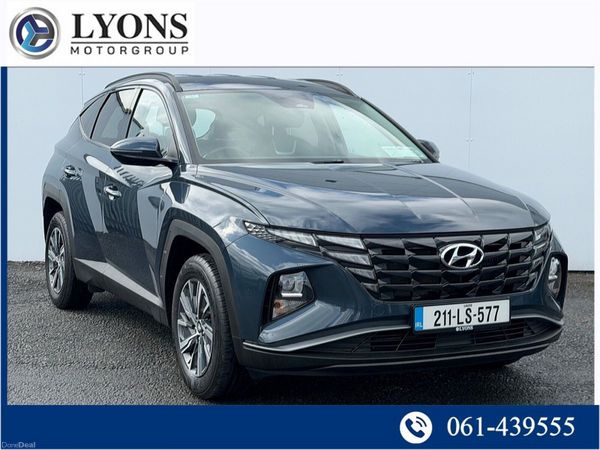 Hyundai Tucson SUV, Petrol Hybrid, 2021, Blue