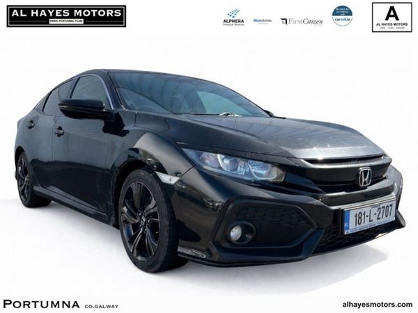 Honda Civic Hatchback, Diesel, 2018, Black