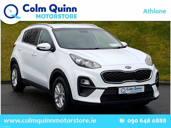 Kia Sportage SUV, Diesel Hybrid, 2021, White