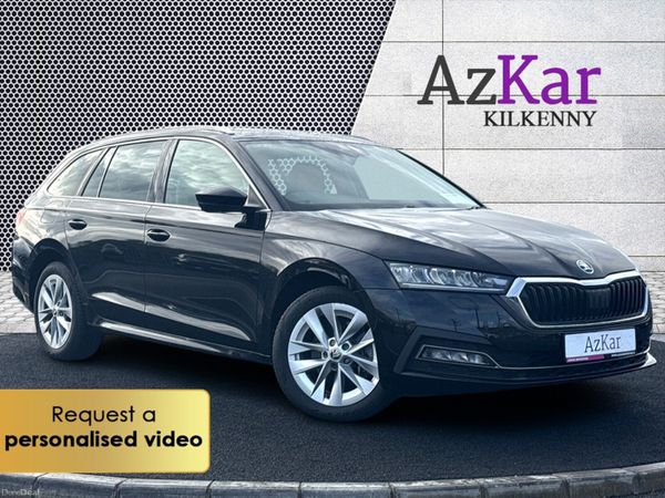 Skoda Octavia Estate, Petrol Plug-in Hybrid, 2023, Black