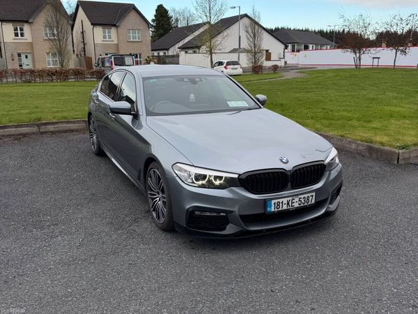 BMW 5-Series Saloon, Diesel, 2018, Blue