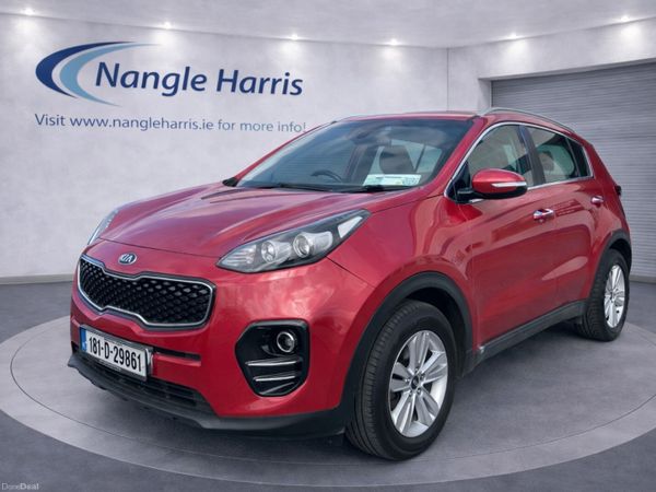 Kia Sportage SUV, Diesel, 2018, Red