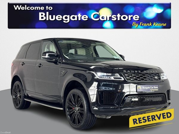 Land Rover Range Rover Sport Estate, Petrol Plug-in Hybrid, 2021, Black