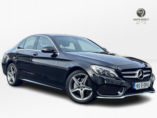 Mercedes-Benz C-Class Saloon, Petrol, 2018, Black