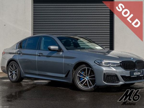 BMW 5-Series Saloon, Petrol Hybrid, 2022, Grey