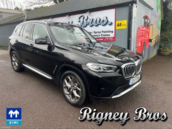 BMW X3 SUV, Petrol Plug-in Hybrid, 2022, Black
