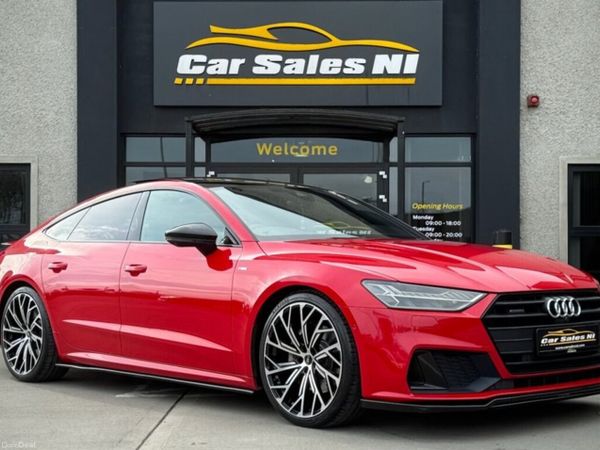 Audi A7 Hatchback, Diesel Hybrid, 2019, Red