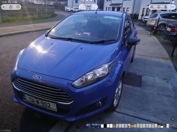 Ford Fiesta Hatchback, Petrol, 2013, Blue