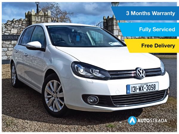 Volkswagen Golf Hatchback, Petrol, 2013, White
