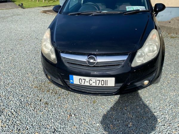 Opel Corsa Hatchback, Petrol, 2007, Black