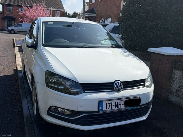 Volkswagen Polo Hatchback, Petrol, 2017, White