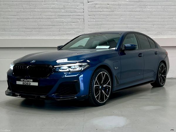 BMW 5-Series Saloon, Petrol Plug-in Hybrid, 2023, Blue