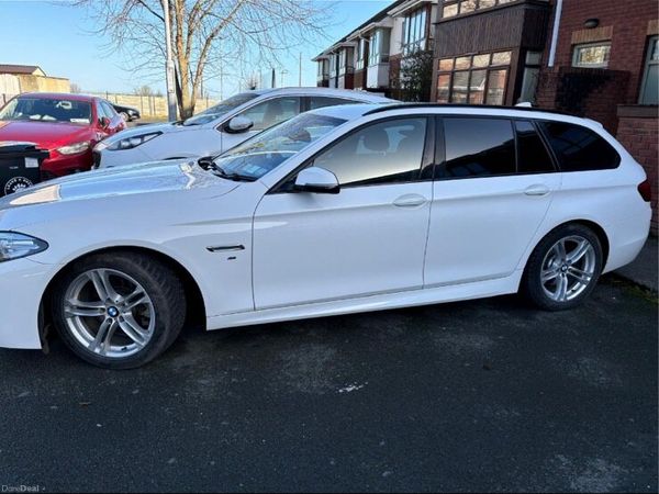 BMW 5-Series Estate, Diesel, 2016, White
