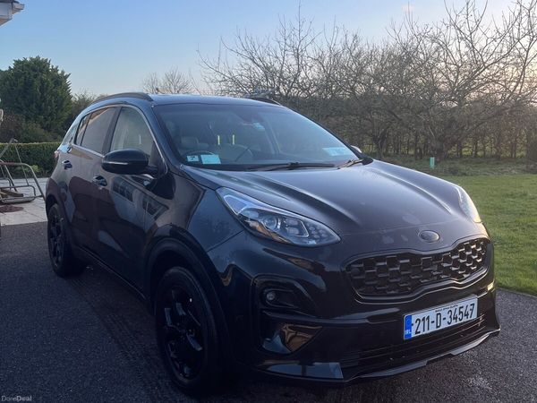 Kia Sportage SUV, Diesel Hybrid, 2021, Black