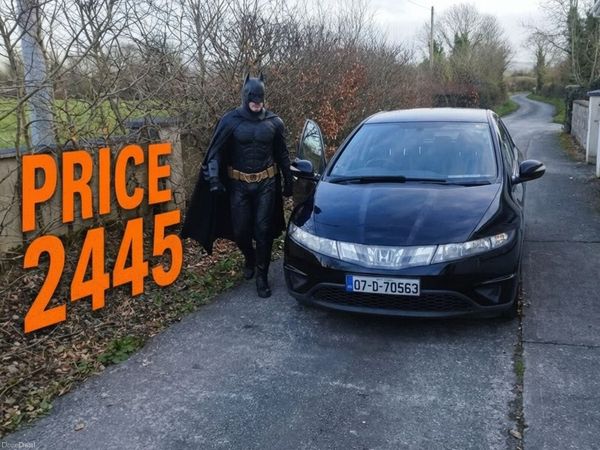 Honda Civic Hatchback, Petrol, 2007, Black