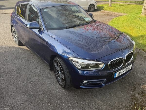 BMW 1-Series Hatchback, Petrol, 2016, Blue