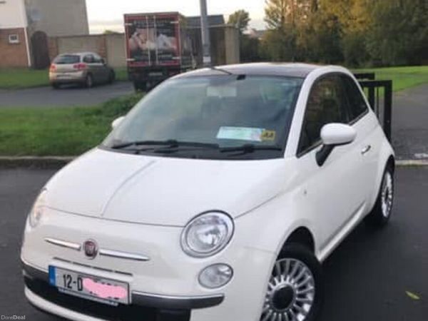 Fiat 500 Hatchback, Petrol, 2012, White