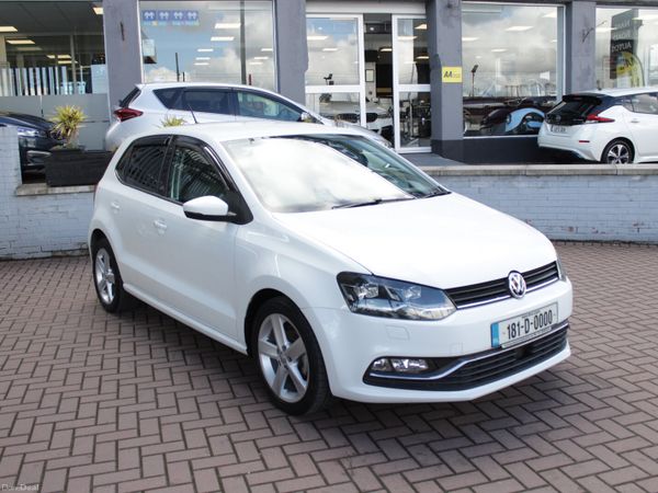 Volkswagen Polo Hatchback, Petrol, 2018, White