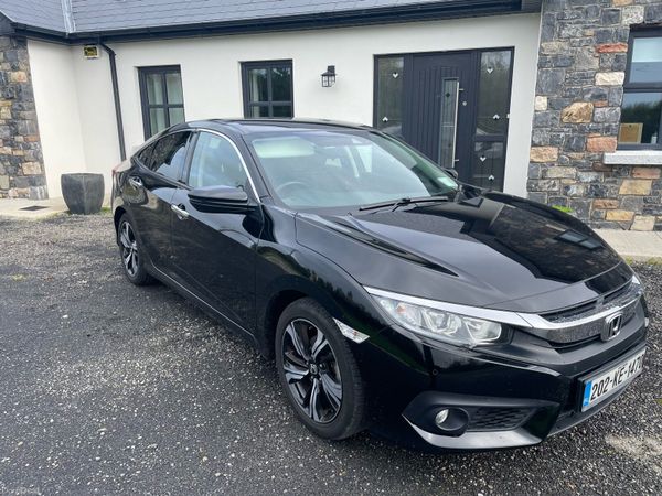 Honda Civic Saloon, Petrol, 2020, Black