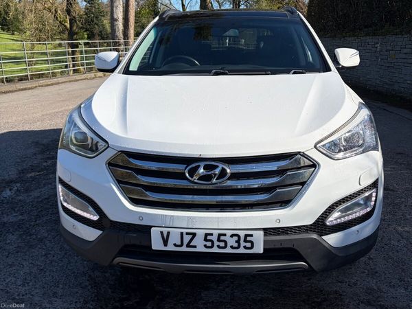 Hyundai Santa Fe SUV, Diesel, 2013, White