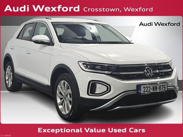 Volkswagen T-Roc SUV, Petrol, 2022, White