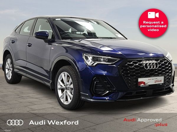 Audi Q3 SUV, Petrol Plug-in Hybrid, 2024, Blue