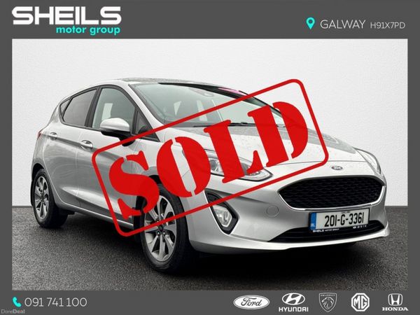 Ford Fiesta Hatchback, Petrol, 2020, Silver